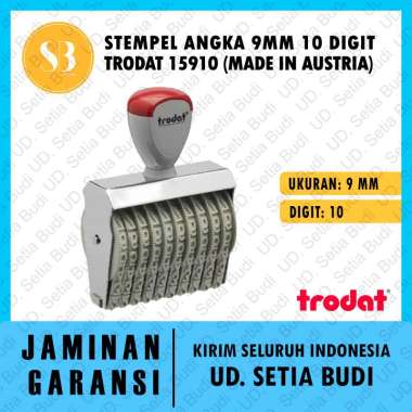 Stempel Angka 9mm 10 Digit Trodat 15910 Made in Austria
