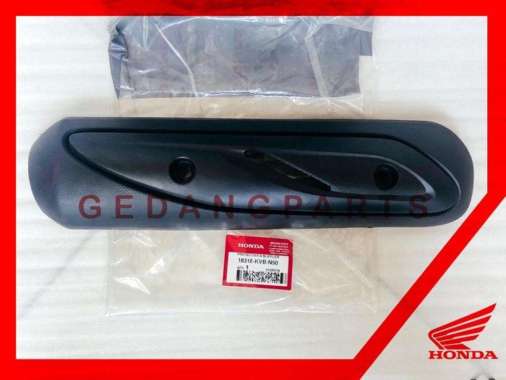 PROTECTOR MUFFLER COVER TUTUP KNALPOT VARIO 110 KARBU ORI Hitam