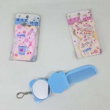 Sisir Kaca Lipat Mini - Gantungan sisir & kaca - sisir & kaca dompet