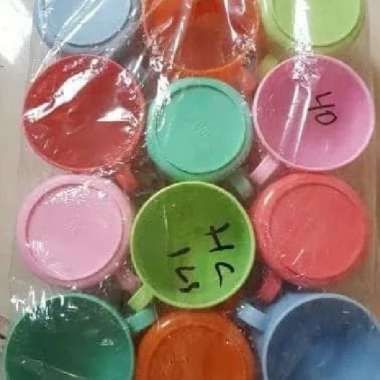 gelas kecil - gelas plastik - cuntang gagang plastik