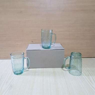 Gelas gagang es jempol - gelas es motif jempol