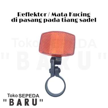 TB - Reflektor / Mata Kucing Sepeda SeatpostMerah