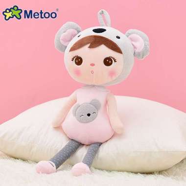 FG Boneka Metoo ORIGINAL Angela, Metoo Kelinci, Panda, Totoro FREE PAPPER BAG METOO TOTORO GREY