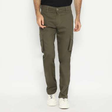 Harga Cargo Pants Pria Panjang Olive 