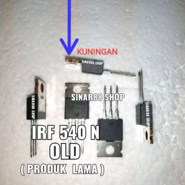 TR TRANSISTOR IRF 540 N IRF 540N IRF540N IRF540 N ORIGINAL ASLI PINGGIRAN KUNINGAN