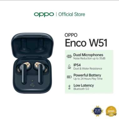 Promo OPPO ENCO W51 WIRELESS EARPHONE 