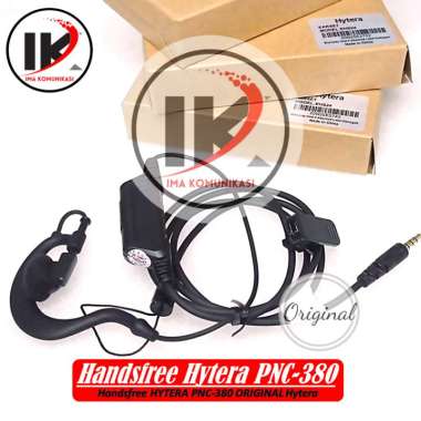 Hytera EHS24 Earphone HT PNC 380 PRO Ori Baru Handsfree Karet PNC380