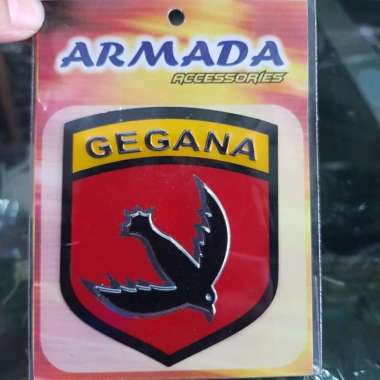 Stiker PVC Gegana|Stiker Gegana|Stiker kilap Gegana