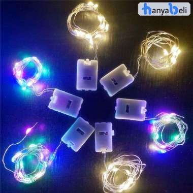 HanyaBeli Lampu Hias Tumblr Lampu Kawat LED Kawat Dekorasi Lampu Hias Bobo Balon PVC Lampu Cantik Fr