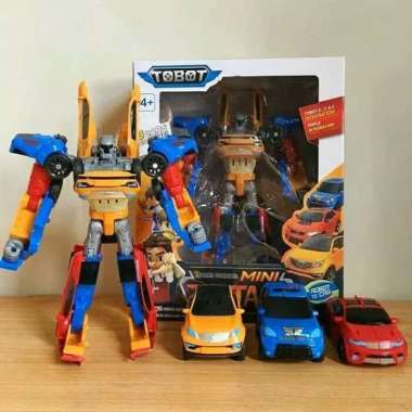 Tobot Tritan Combine 3 Car X Y Z - Mainan Robot Anak 3 in 1 Mobil