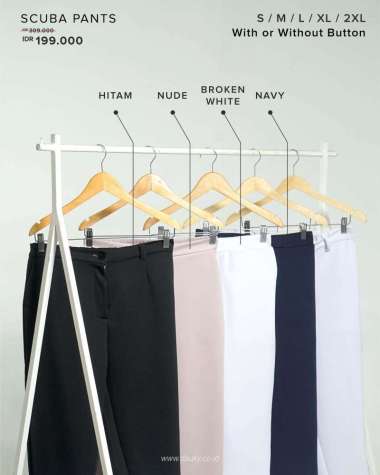 Celana Dauky Straight fit Scuba Premium L Navy
