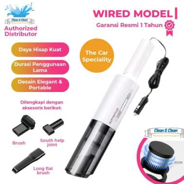 Vacuum Cleaner Wireless Multifungsi for Home and Car Usage Wired