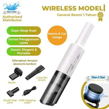 Vacuum Cleaner Wireless Multifungsi for Home and Car Usage Wireless