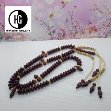 tasbih tijani kayu galih asem original D677