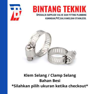 Klem Selang / Clamp Selang Besi - 5/8" inch Besi