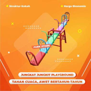 Jungkat Jungkit Anak Outdoor, Jungkat Jungkit Besi, Jungkat Jungkit