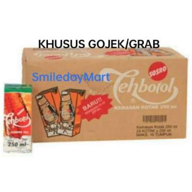 Teh Botol Sosro Kotak 250ml 1 Dus 24 Pcs / Teh Botol Kotak 250ml