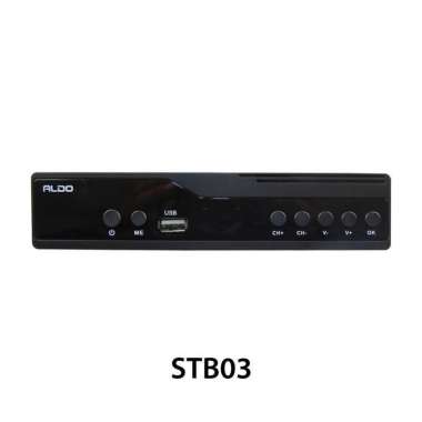 ALDO SET TOP BOX STB 03 FREE KABEL RCA ( MENGUBAH TV ANALOG MENJADI TV DIGITAL )