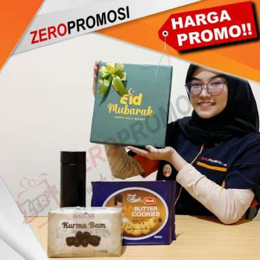 Hampers Lebaran Idul Fitri Premium 1 Tumbler dan Cookies Custom