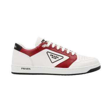 prada sneakers black white