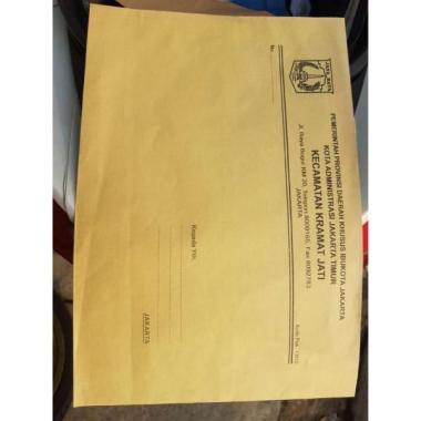 Amplop Besar Coklat dan Kop Perusahaan