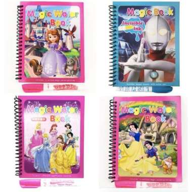 CIB - Magic Water Book Buku Gambar Mewarnai Anak Dengan Pulpen DINOSAURUS