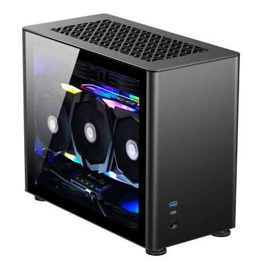 JONSBO CASE A4 BLACK MINI ITX ALUMINIUM CASING