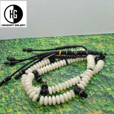 tasbih tijani akar bahar hitam kombinasi tulang E93