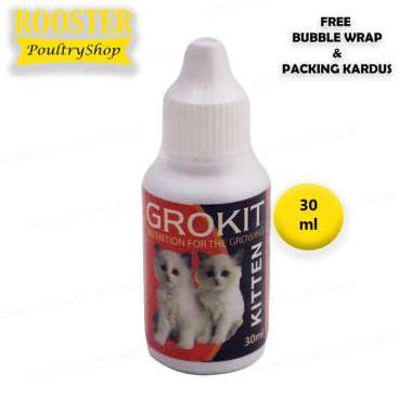 GROKIT Vitamin Pertumbuhan Anak Kucing