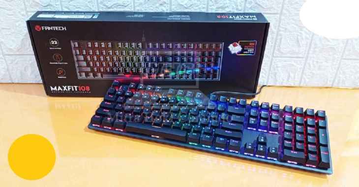 KEYBOARD GAMING FANTECH MK-855 MAXFIT 108 RED SWITCH