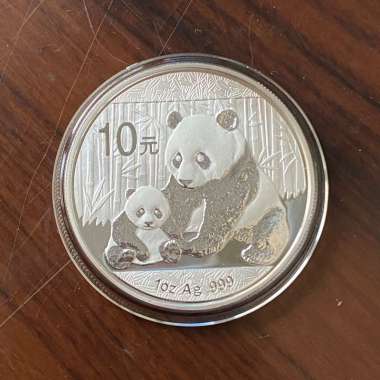 Koin Silver China 10 Yuan Panda 2012