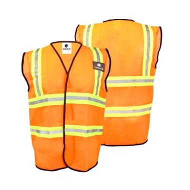 GOSAVE Rompi Polyester Kombinasi Polyster Polister Safety Vest Rompi Proyek Kerja Semua Ukuran Orang