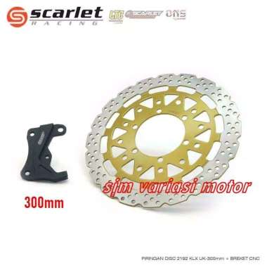 PIRINGAN BESAR KLX 150CC UKURAN 300MM+BREKET CAKRAM DEPAN KLX 150CC