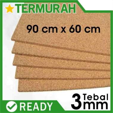 Cork Board 3Mm Pin Sheets Sheet Gabus Lembaran Patah Polos Mading Multicolor
