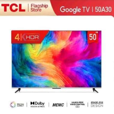 TCL LED TV 50 inch 50A30 ANDROID 11.0 UHD 4K Google TV MEMC AiPQ-Dolby