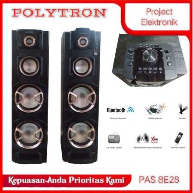 Gratis Ongkir Speaker Salon Bluetooth Aktive Speaker | Polytron Pas 8E22 |Multimedia Audio Speaker Bluetooth Aktif salon 3