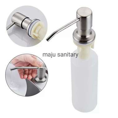 tempat sabun cair tanam sink wastafel tempat sabun cair tanam stainles