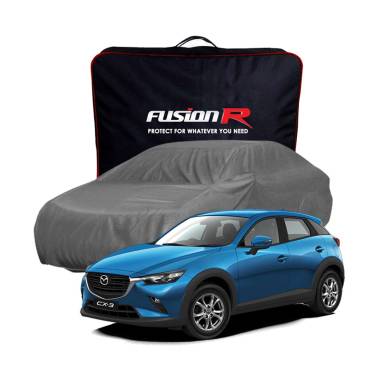 FUSION R Cover Sarung Mobil MAZDA CX3 Fusion R Multi Waterproof Kualitas Seperti KRISBOW Grey Grey