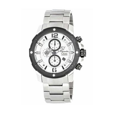 Alexandre Christie Jam Tangan Pria [AC6410] Silver White