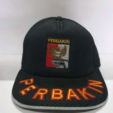 Topi jaring Perbakin Besar | Topi jala Logo | Topi jaring pria | topi pria dewasa
