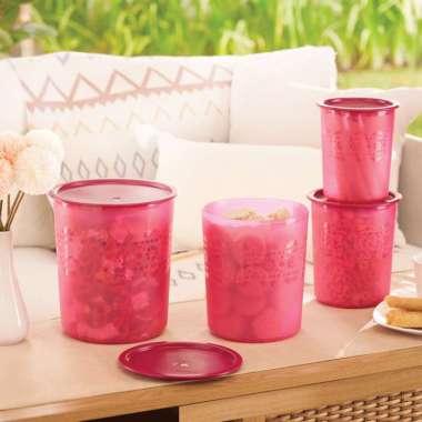 Hampers RAYA MOSAIC CANISTER SET|Parsel Lebaran Kado Ramdhan hamper - Purple 1 Set