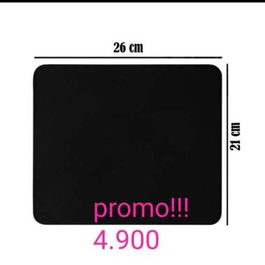 Mouse pad gaming Elastis Polos/Mousepad Polos