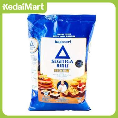 Promo Harga Bogasari Tepung Terigu Segitiga Biru Premium 1000 gr - Blibli