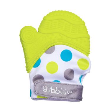 bbluv Baby Teething Mitten Teether lime