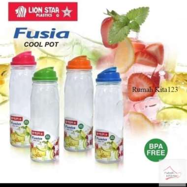 LION STAR FUSIA COOL POT 1200ML / BOTOL AIR MINUM KULKAS 1,2LITER