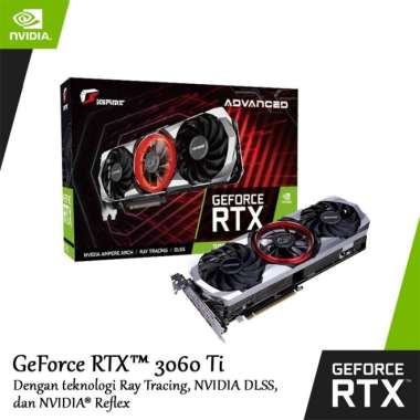 VGA CARD COLORFUL GeForce IGAME RTX 3060 TI ADVANCED OC 8GB NON BUNDLE