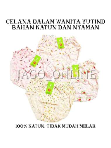Celana Dalam Wanita Cewek Perempuan Yutind Kancut Daleman CD Underwear L