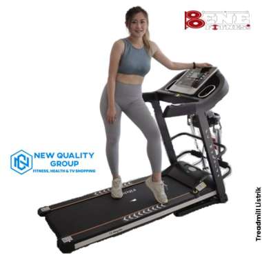 New Alat Kesehatan Olahraga Gym Fitness Walking Pad Treadmill Listrik Elektrik FC HOKAIDO + Massager