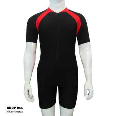 Baju Renang Dewasa Unisex Model Diving Pendek Dasar Hitam