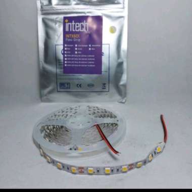 lampu led strip intech ip 33 5050 1 roll 5 meter 60 led/m 14,4 watt/m